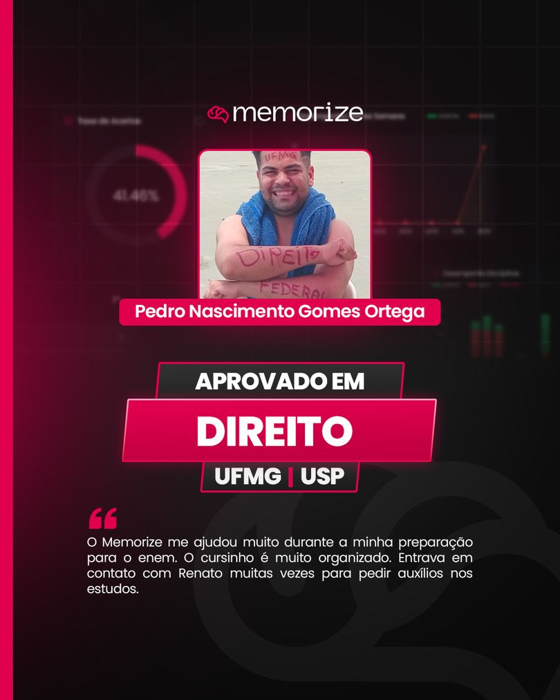 Depoimento de Pedro Nascimento Gomes Ortega